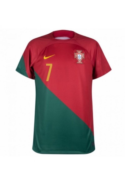 Fotbalové Dres Portugalsko Cristiano Ronaldo #7 Domácí Oblečení MS 2022 Krátký Rukáv